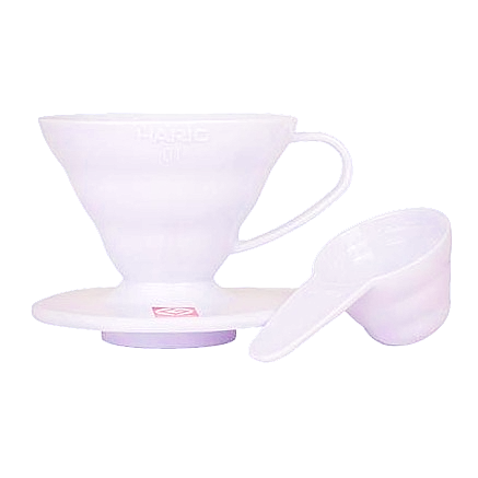 Hario V60-01 Plastic Dripper White